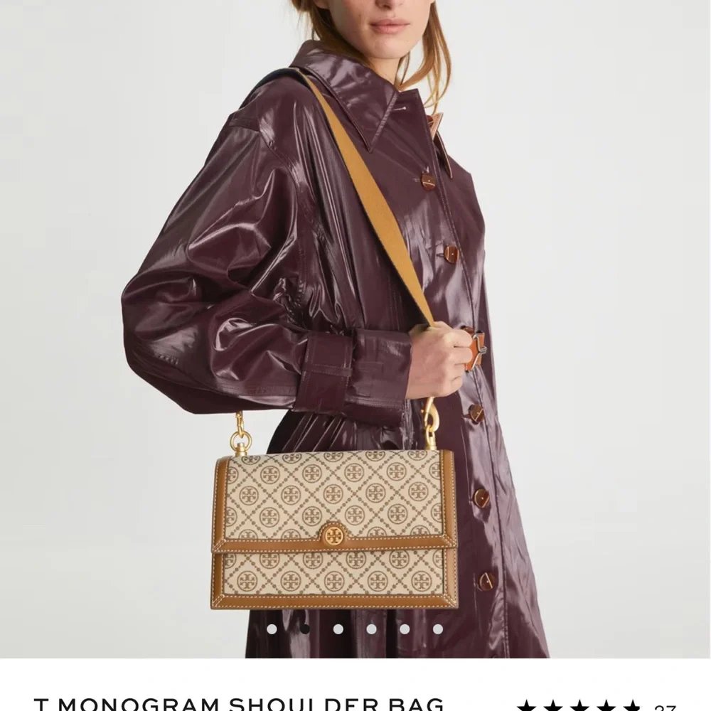 NWT Tory Burch T MONOGRAM SHOULDER BAG - Picture 7 of 12
